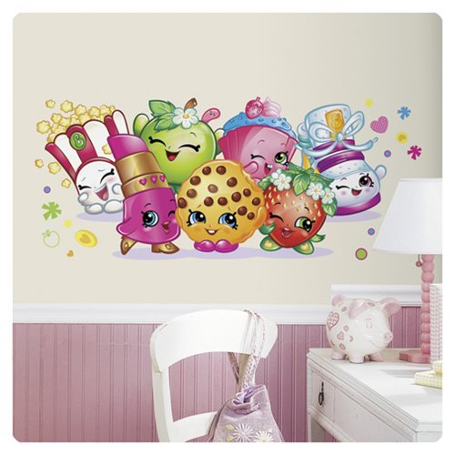 Shopkins Pals Peel and Stick Giant Wall Graphic